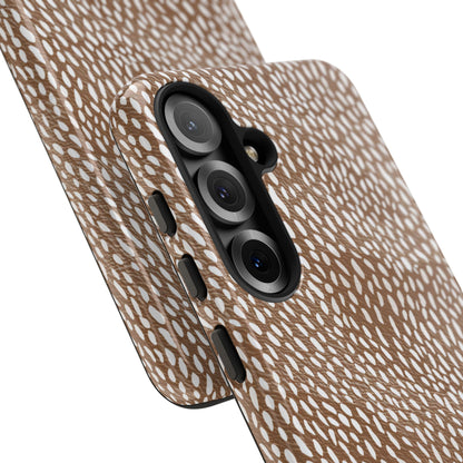 Oh Deer! in Brown- Tough Phone Case