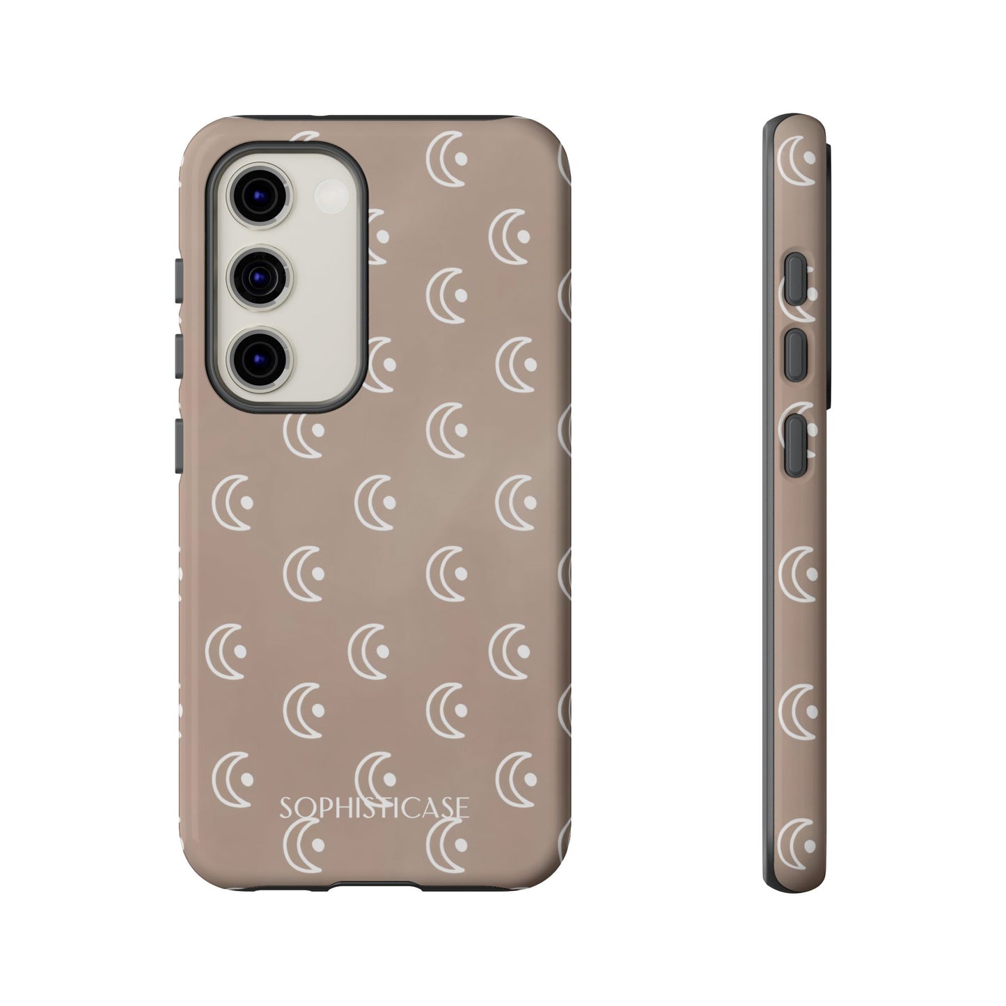 Moon Phase in Boho Brown - Tough Phone Case for Samsung Galaxy