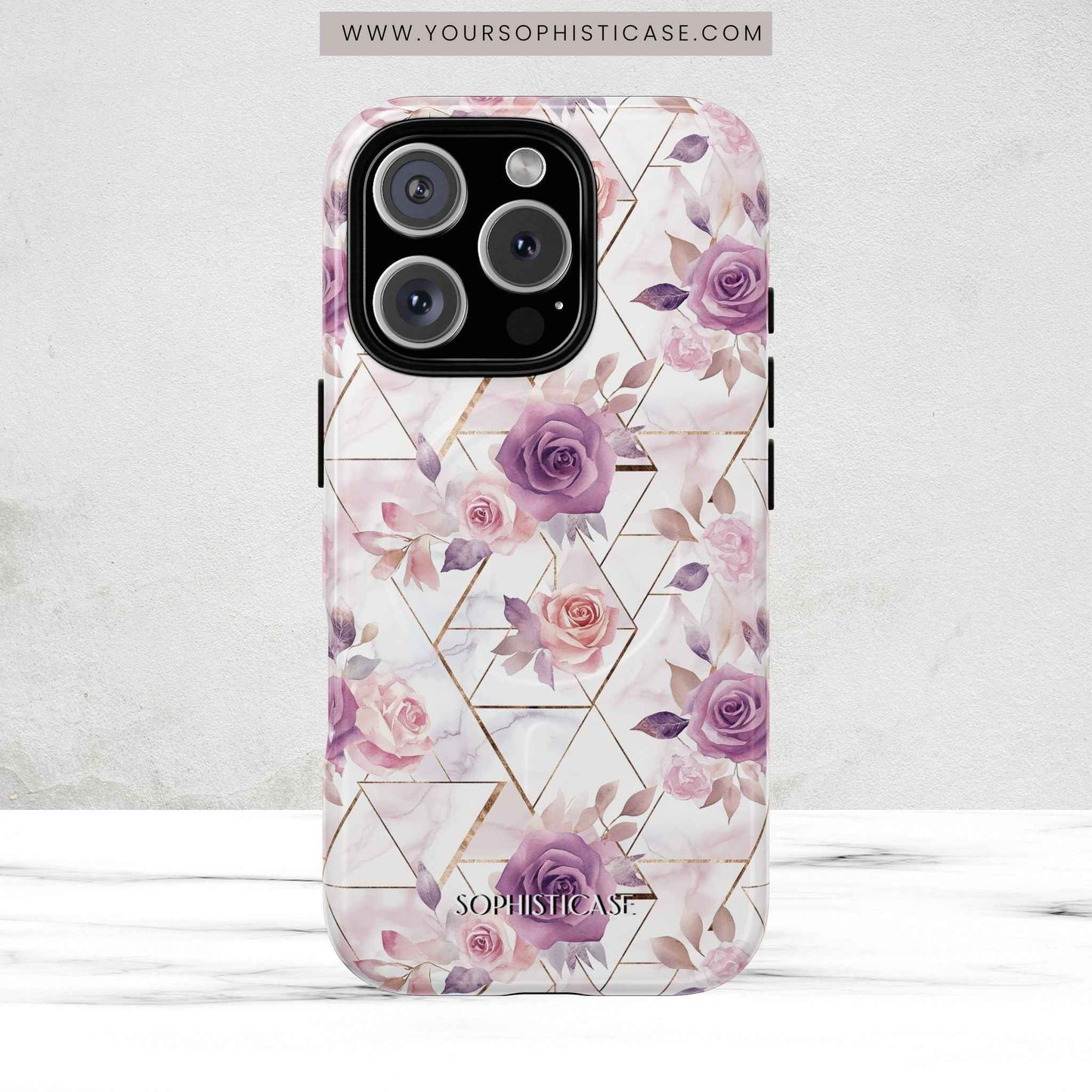 Royal Floral in Rose Royale - iPhone Magsafe Case