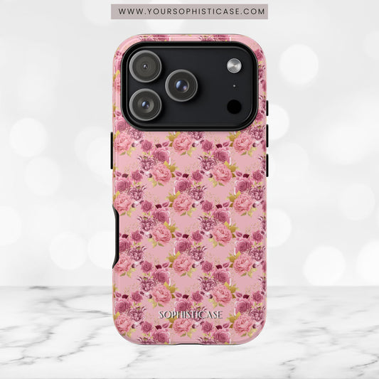 Rose Diamond Romance in Amelie - iPhone Case
