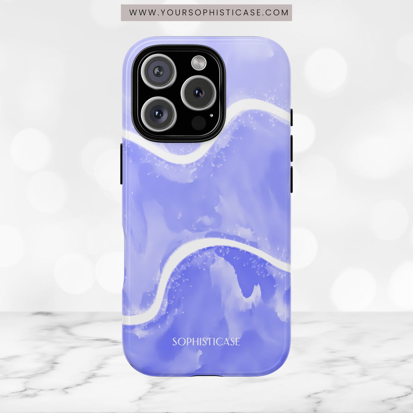 Serenity in Light Purple - iPhone Case