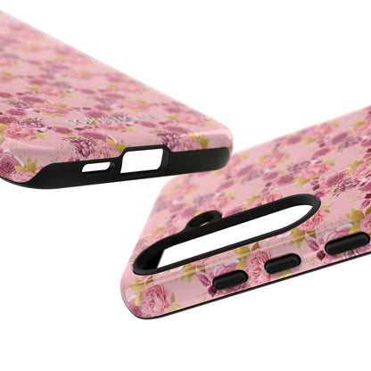 Rose Diamond Romance in Amelie - Tough Phone Case
