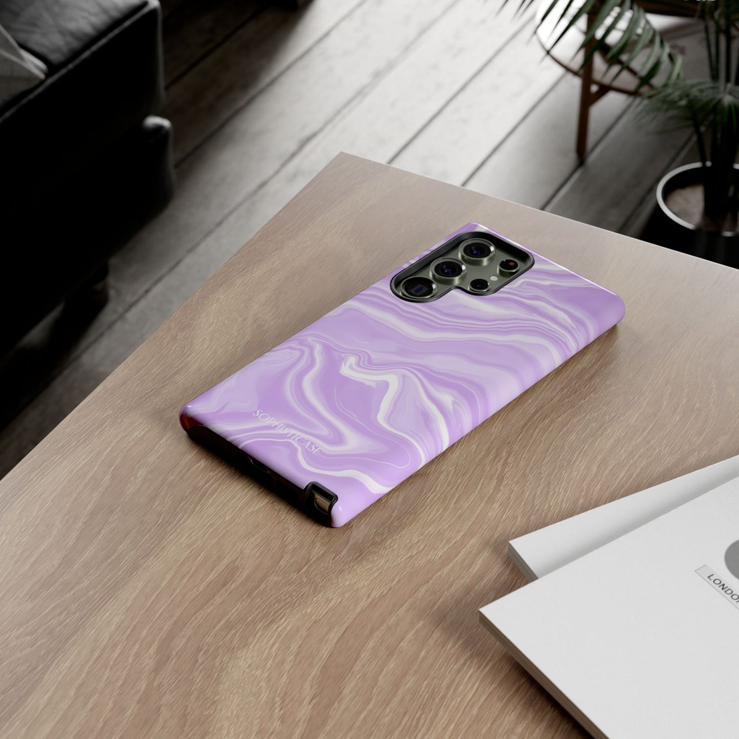 Liquid Dreams in Light Purple - Tough Phone Case