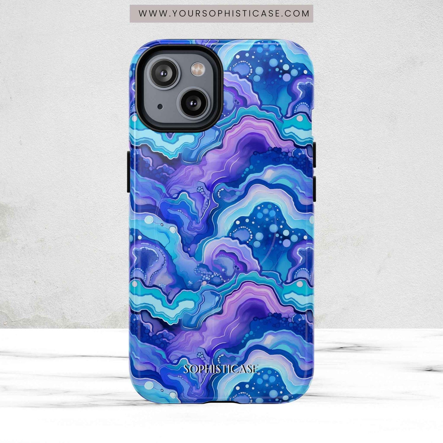 Nightstone in Lapis Wave - Magsafe Case