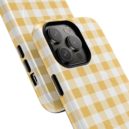 Gingham in Yellow - Magsafe Case