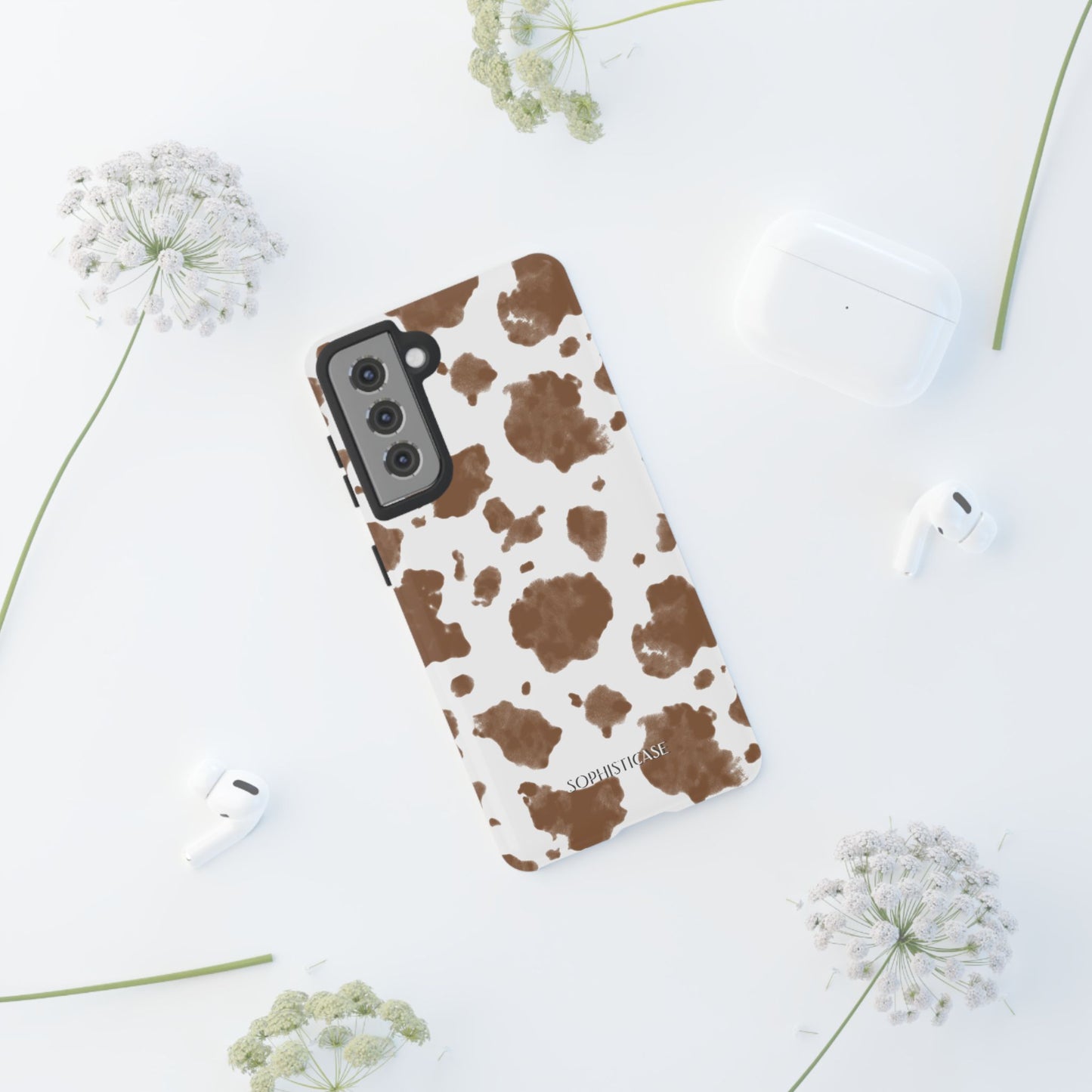 Holy Cow in Brown - iPhone Case, Samsung Galaxy Case, Google Pixel Case