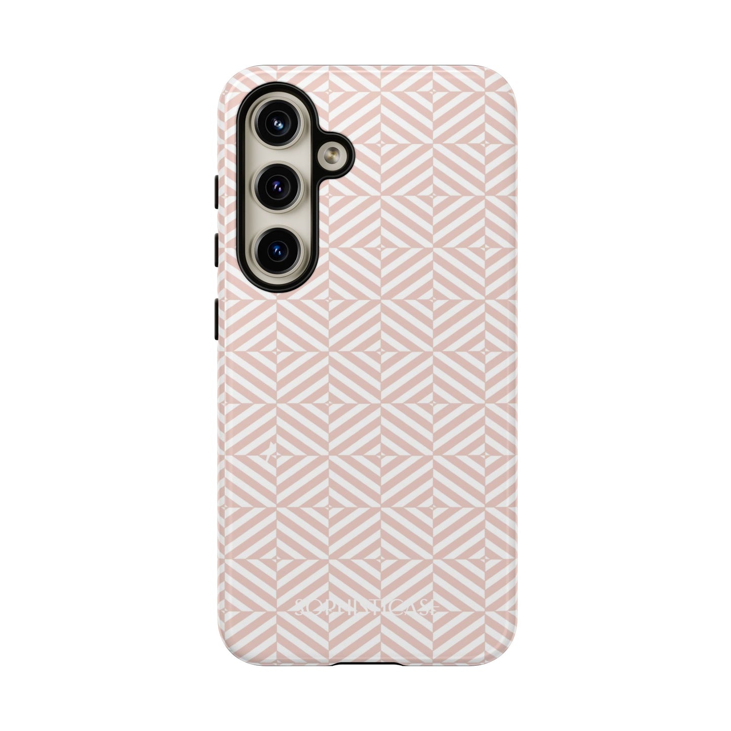 Illusions in Neutral Beige - Dual Layer Shockproof Phone Case for iPhone, Google Pixel and Samsung Galaxy