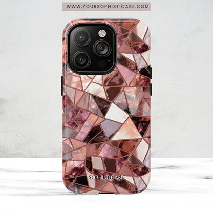 Rose' Runway in Merlot Mosaic - Magsafe Case