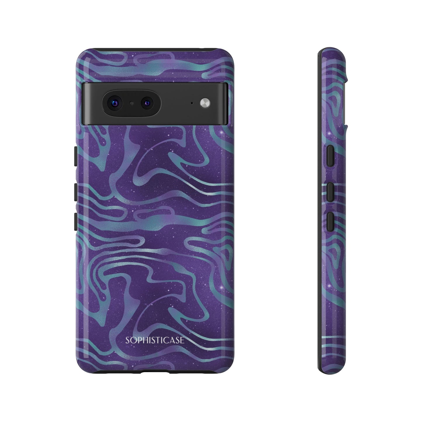 Cosmic Gold in Blue & Purple - iPhone Case, Samsung Galaxy Case, Google Pixel Case