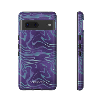 Cosmic Gold in Blue & Purple - iPhone Case, Samsung Galaxy Case, Google Pixel Case