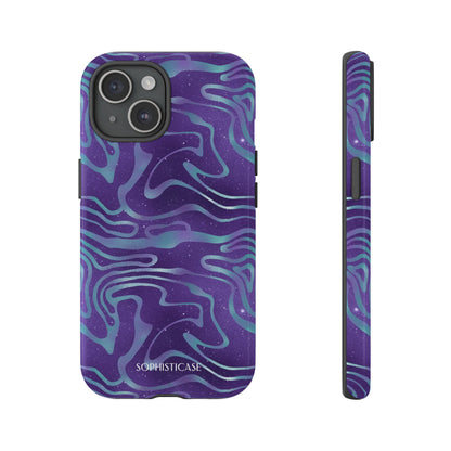 Cosmic Gold in Blue & Purple - iPhone Case, Samsung Galaxy Case, Google Pixel Case