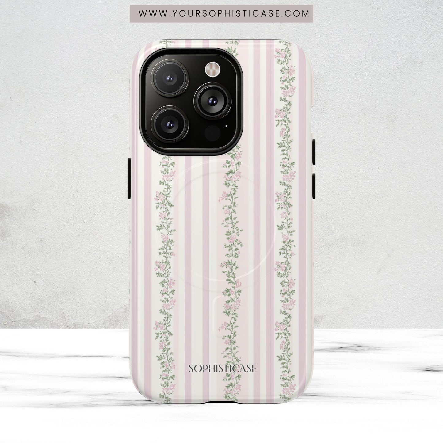 The Sweetest Thing in Coquette Rose Vine - iPhone Magsafe Case