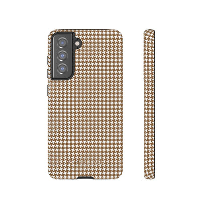 Tough Case - Houndstooth in Brown