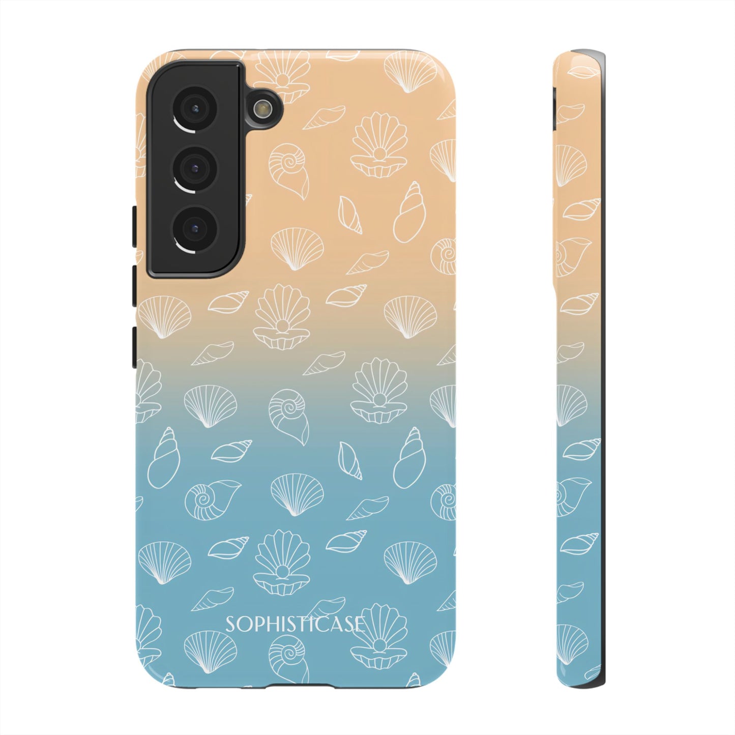 Seashell Society in Sandy Shore - iPhone Case, Samsung Galaxy Case, Google Pixel Case