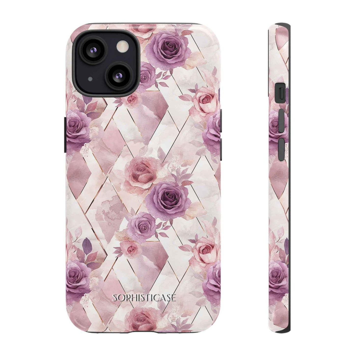 Royal Floral in Mauve Rose - Tough Phone Case
