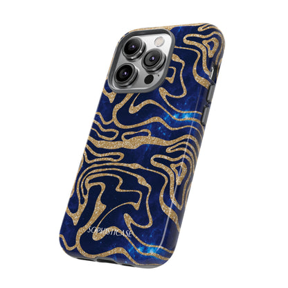 Cosmic Zebra in Blue - iPhone Case, Samsung Galaxy Case, Google Pixel Case