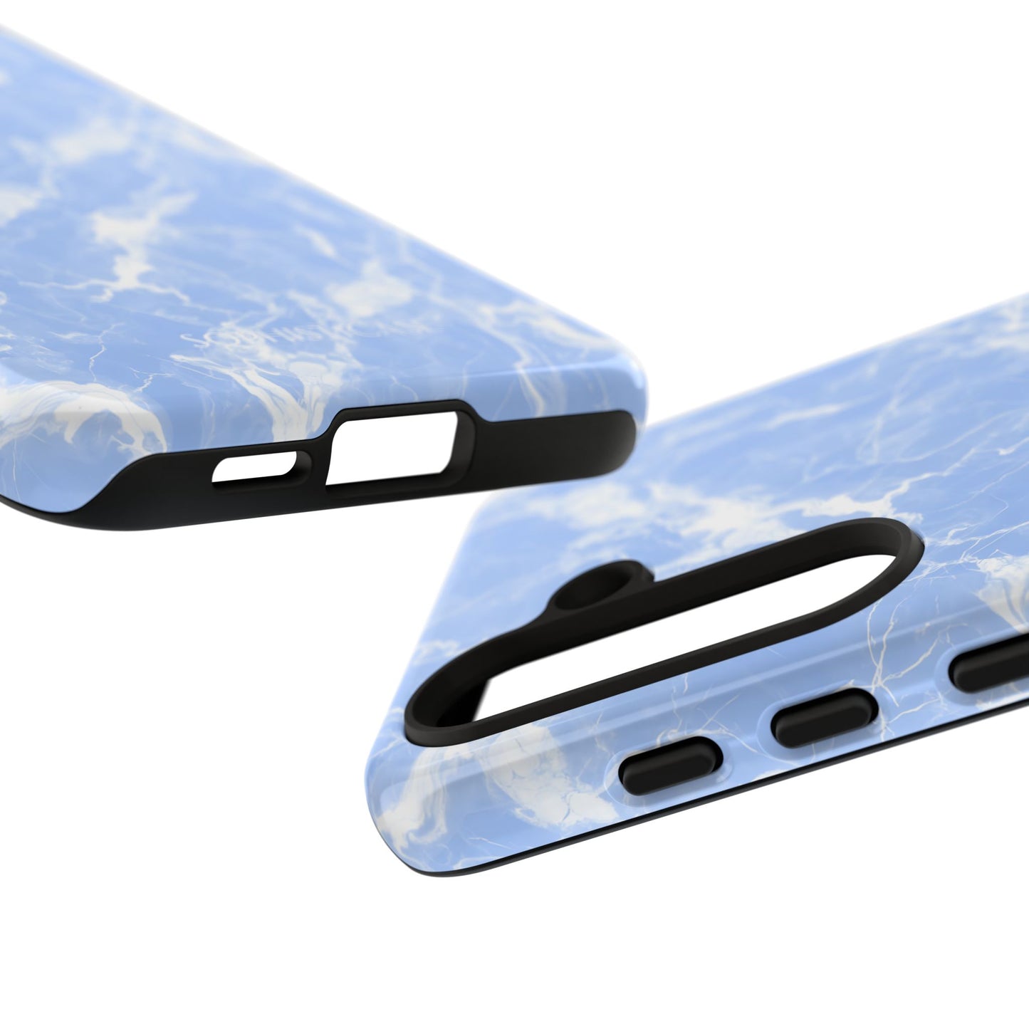 Marble Crush in Blue - Tough Phone Case