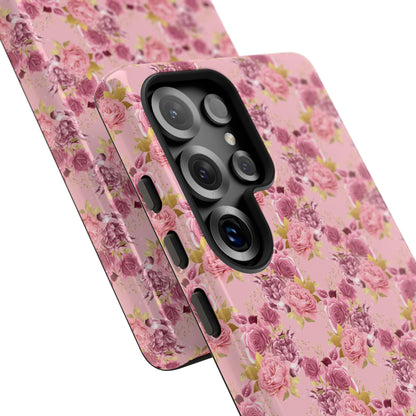 Rose Diamond Romance in Amelie - Tough Phone Case