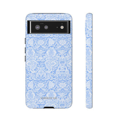 Luxe Lace in Blue - iPhone Case, Samsung Galaxy Case, Google Pixel Case