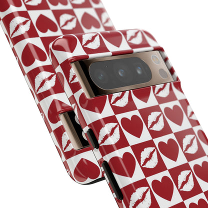 Belle Amie in Red - iPhone Case, Samsung Galaxy Case, Google Pixel Case