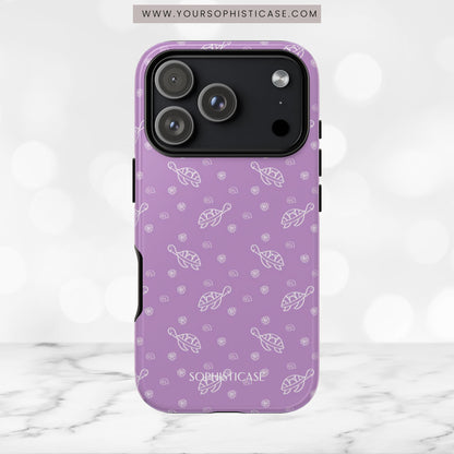 Turtle Island in Purple - iPhone Case