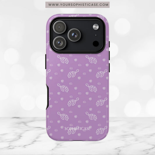 Turtle Island in Purple - iPhone Case