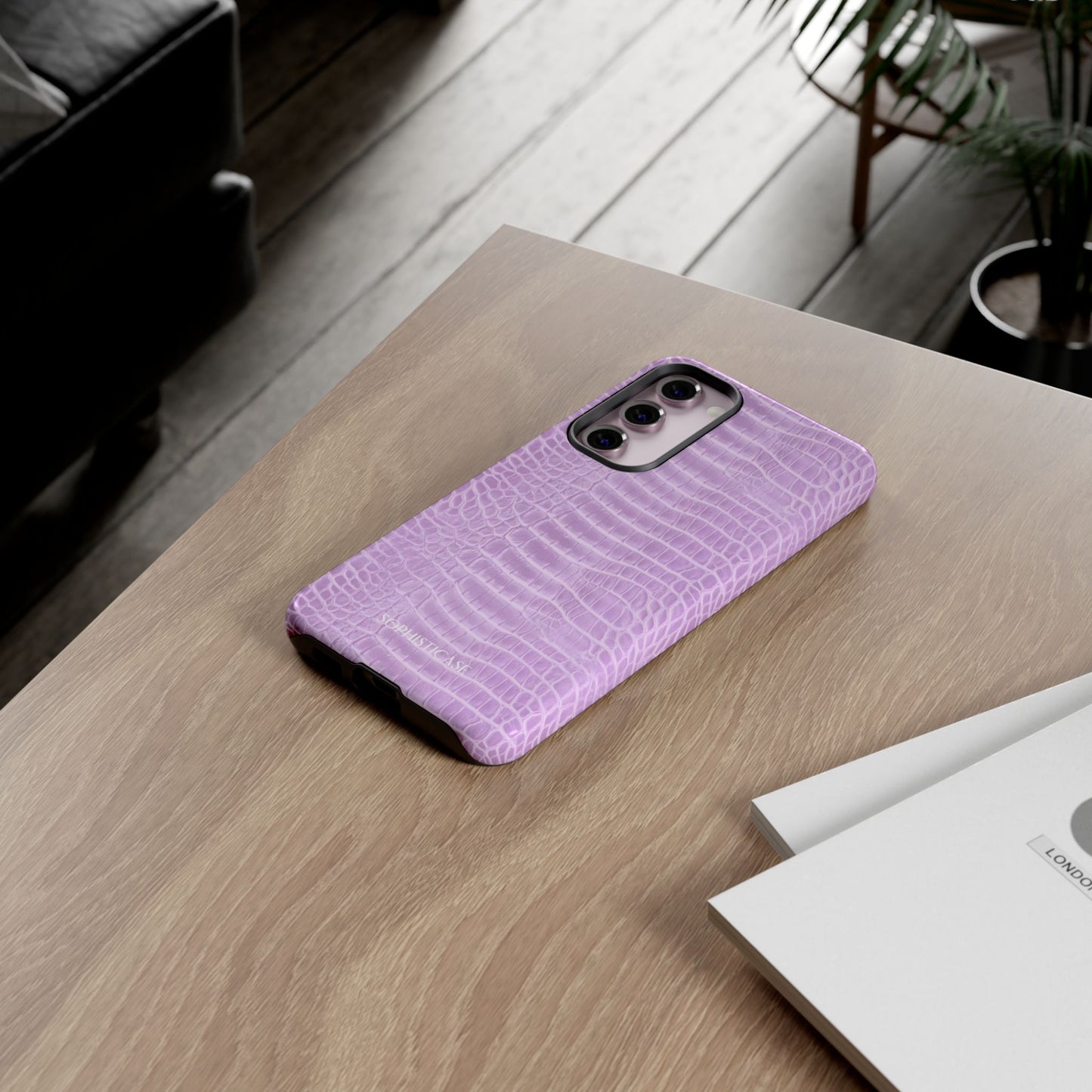Luxe Leather in Purple - Samsung Galaxy Case