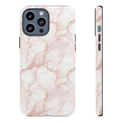 Marble Opulence in Neutral Beige - iPhone Case