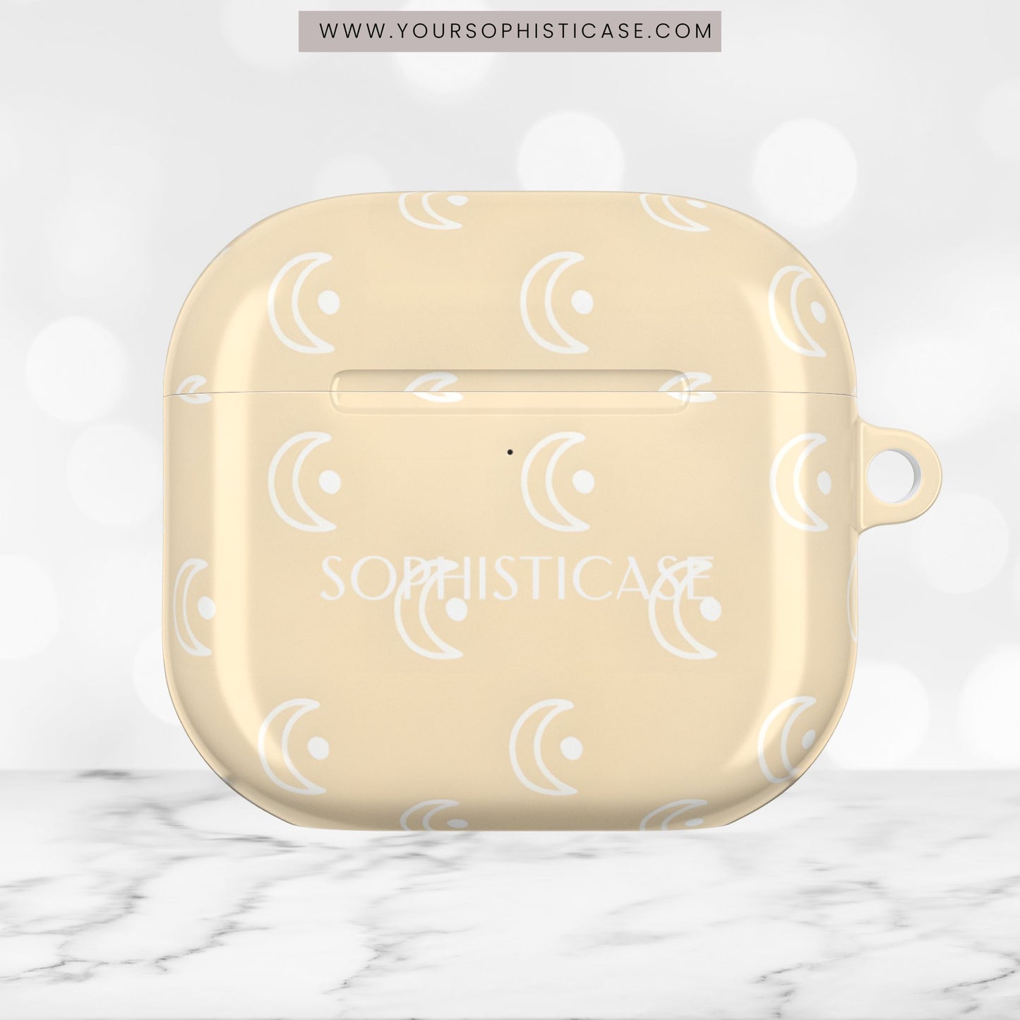 AirPod Cases - Moon Phase in Yellow