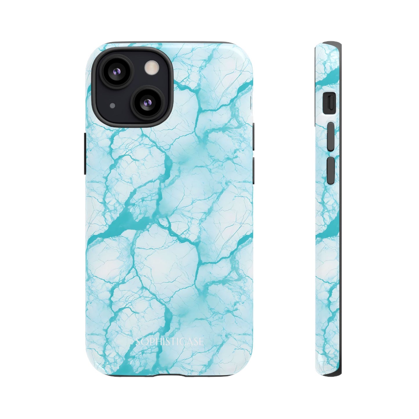 Marble Opulence in Aqua - Tough Phone Case