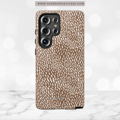 Oh Deer! in Brown- Tough Phone Case