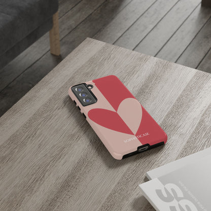 Be Mine in Red and Brown - iPhone Case, Samsung Galaxy Case, Google Pixel Case