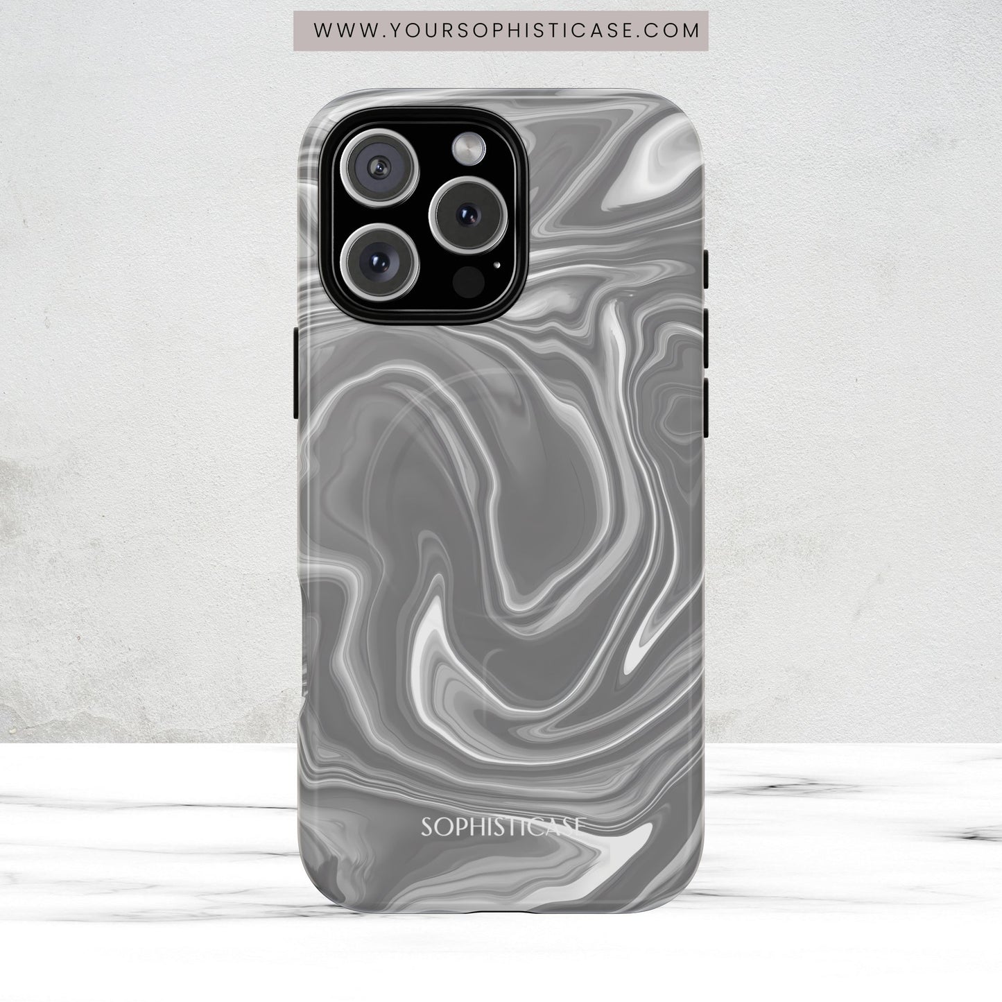 Liquid Dreams in Charcoal - Magsafe Case
