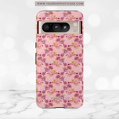 Rose Diamond Romance in Amelie - Tough Phone Case