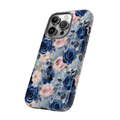 Royal Floral in Gilded Sky - Tough Phone Case