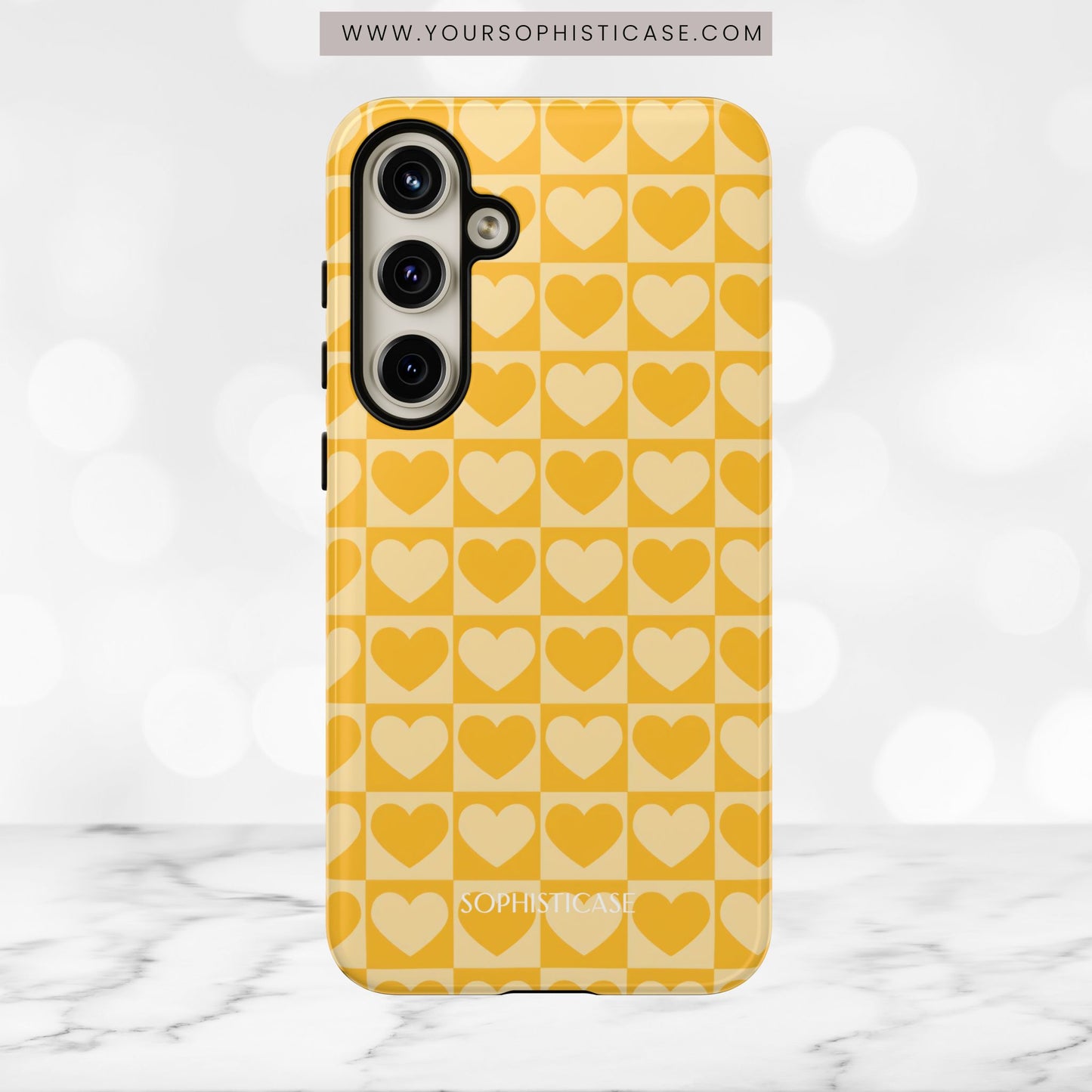 Tough Love in Yellow - Tough Phone Case