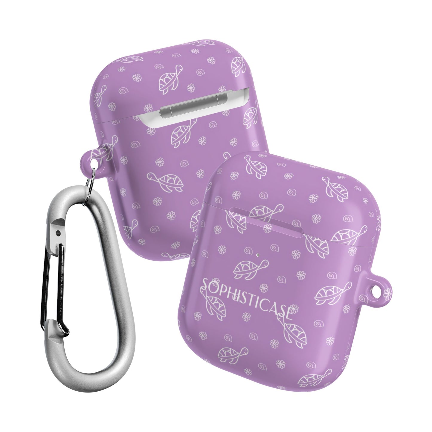 AirPod Cases - Turtle Island in Purple
