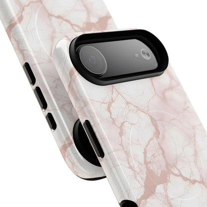 Marble Opulence in Neutral Beige - Magsafe Case