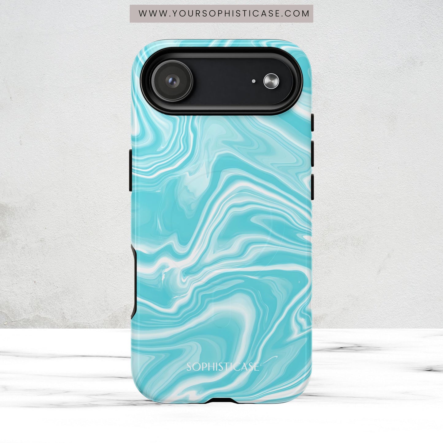 Liquid Dreams in Aqua - Magsafe Case