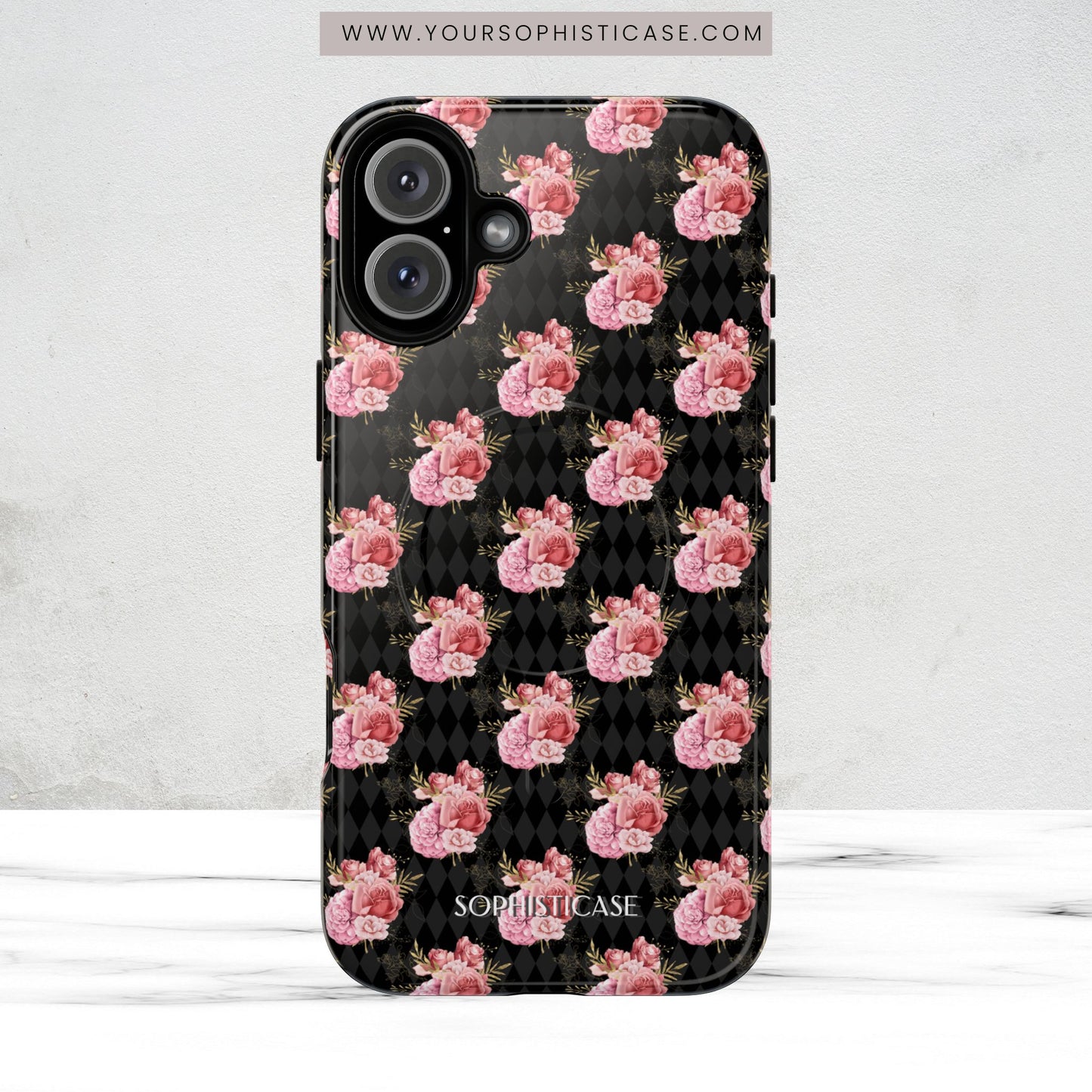 Rose Diamond Romance in Vivienne - Magsafe Case