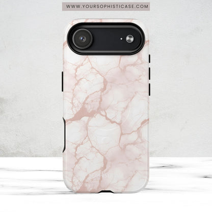 Marble Opulence in Neutral Beige - Magsafe Case