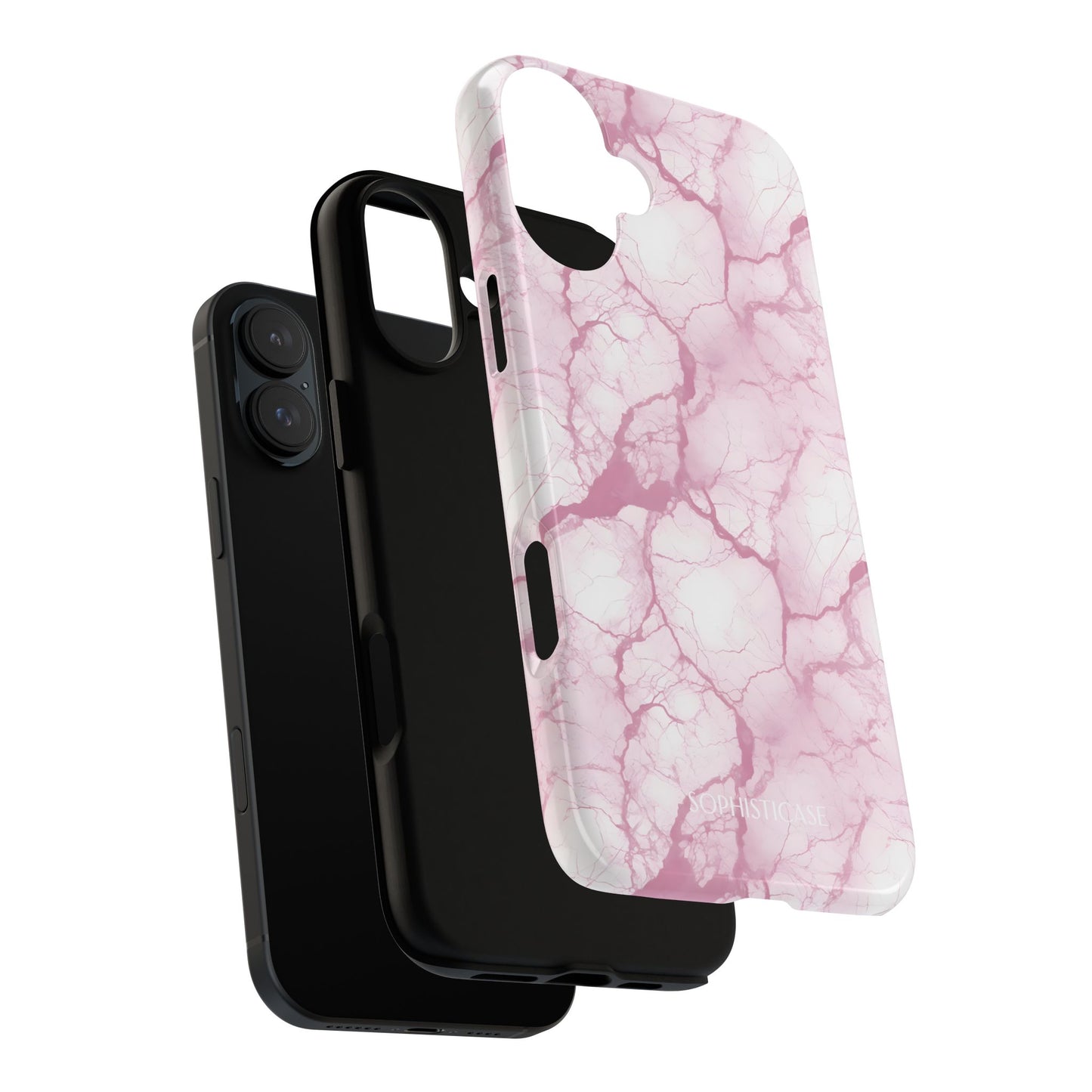 Marble Opulence in Pink - Tough Phone Case