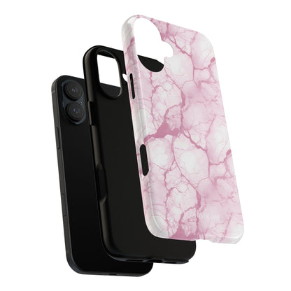 Marble Opulence in Pink - Tough Phone Case
