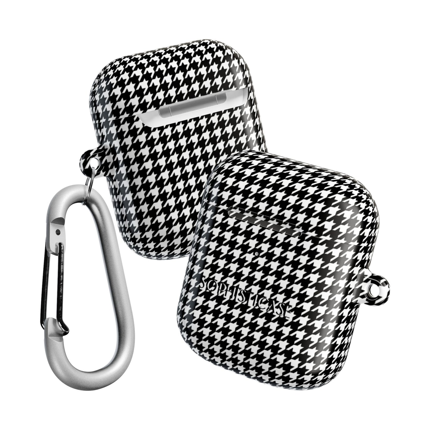 AirPod Cases - Houndstooth in Black