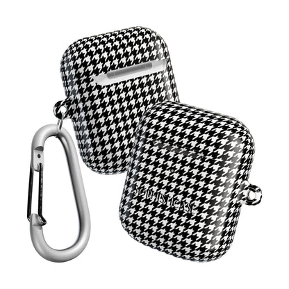 AirPod Cases - Houndstooth in Black