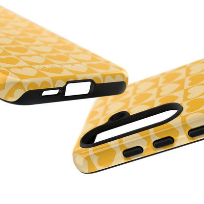 Tough Love in Yellow - Tough Phone Case