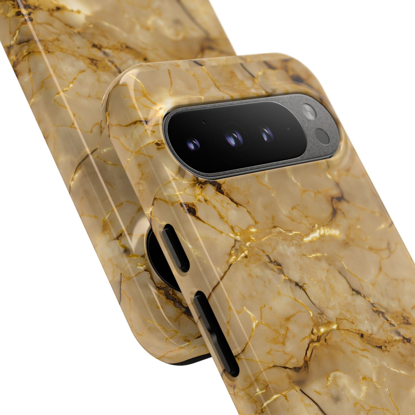 Marble Opulence in Gold - iPhone Case, Samsung Galaxy Case, Google Pixel Case