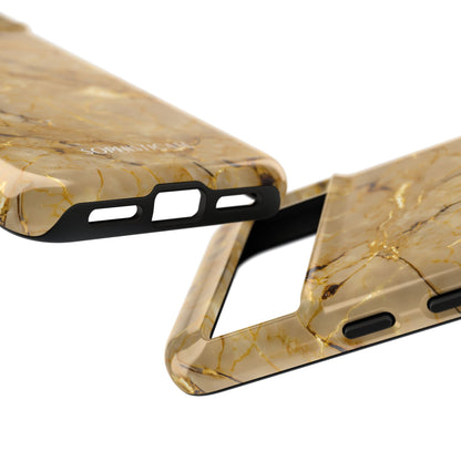 Marble Opulence in Gold - iPhone Case, Samsung Galaxy Case, Google Pixel Case