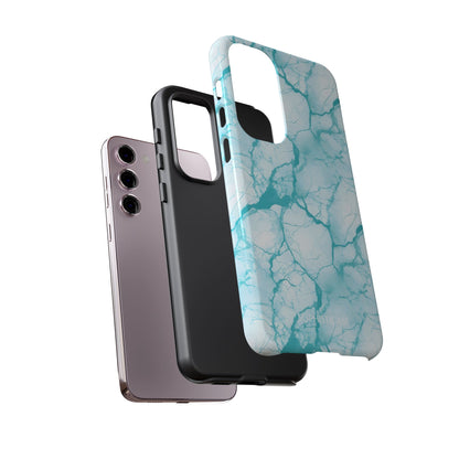 Marble Opulence in Aqua - Tough Phone Case
