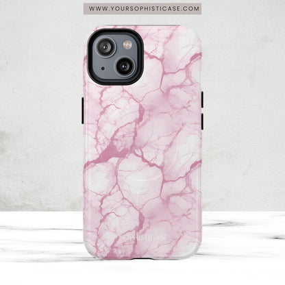 Marble Opulence in Pink - Magsafe Case